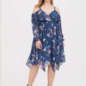 Flora Cold-Shoulder Dress
